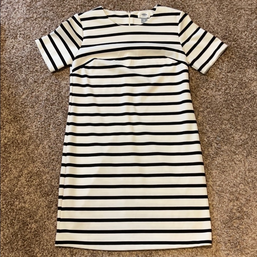 Striped shift dress
